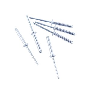 En stock, prix usine, vente en gros, rivets aveugles à tête bombée et à extrémité ouverte, personnalisés, en aluminium, acier, zingués, pour la fourniture de conduits CVC - Product Image 1