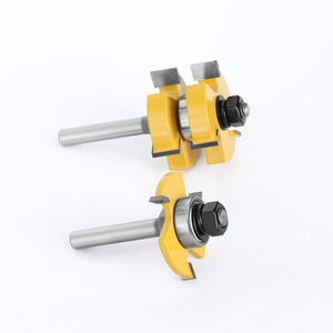 LAVIE 8Mm Straight Cut Carbide Tipped Router Bit For Woodworking Jointing And Flooring - Product Image 4