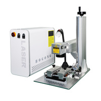 Machine de gravure laser à fibre CNC professionnelle pour la gravure de noms sur bijoux, prend en charge les formats DXF/PLT