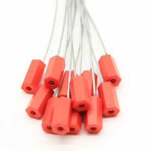 Profesyonel fabrika metal tel mühür asma kilit kurcalamaya dayanıklı plastik güvenlik kablo ayırma parçası - Product Image 1