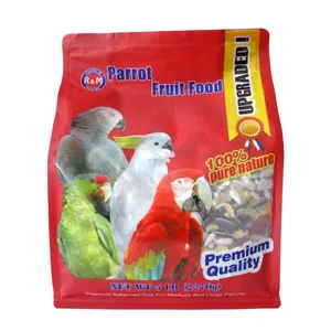 Papan Atas Parrot Makanan Campuran Biji dan Buah Makanan untuk Burung Beo