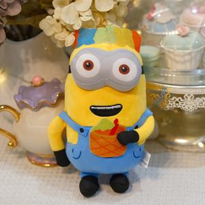 10cm Plüschtiere 4 Zoll <span class=keywords><strong>Minion</strong></span> Kuscheltiere Großhandel Mini Anhänger Puppe Cartoon Charakter Plüsch Schlüssel bund Spielzeug für Klauen maschine - Product Image 5