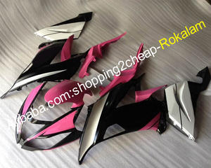 <span class=keywords><strong>Rose</strong></span> Blanc <span class=keywords><strong>Noir</strong></span> Capot Kit Pour Kawasaki Ninja <span class=keywords><strong>ZX</strong></span> 636 13 14 15 16 17 18 ZX6R <span class=keywords><strong>ZX</strong></span>-6R 2013-2018 <span class=keywords><strong>ZX</strong></span> 6R Carénage Fit - Product Image 1