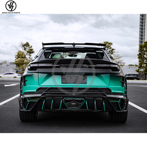 Kit de Carrocería de Fibra de Carbono Forjada Semi-Seca Estilo MSY Gen III con Parachoques, Guardabarros, Capó, Alerón y Escape para Lamborghini URUS - Product Image 5