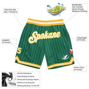 Pantalones Cortos de Baloncesto Personalizados, Sublimación, Logotipo Bordado a Color, Pantalones Cortos de Baloncesto para Hombre, Transpirables, de Malla, Pantalones Cortos de Baloncesto Personalizados - Product Image 3