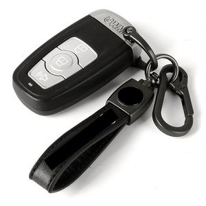 Wholesale Genuine Leather Car Keychain Car Accessories Car Brand Keychain Brand Logo <b>Keyring</b> - Product Image 6