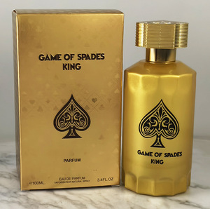 Perfume en Spray para Hombre Game of Spades Wildcard, Aroma Duradero a Vainilla, Manzana, Tonka, Madera de Oud y Bergamota, MOQ Bajo de 1-2 Piezas - Product Image 4