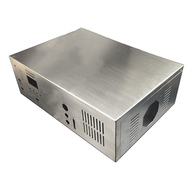 OEM Customized Stainless Steel Electrical Cabinet Enclosure Sheet Metal Stamping Bent Brushed Surface High Quality