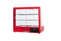 Vitrine chauffante pour aliments commerciaux avec porte en verre - Vitrine isolée électrique à 2 niveaux Fast Food Saulosent Tood Warhar