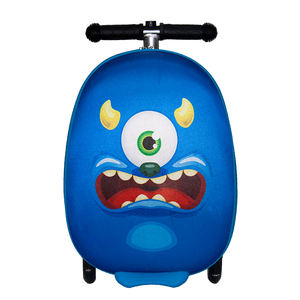 จีนกระเป๋าเดินทางโรงงานจัดหากระเป๋าเดินทางรถเข็นกระเป๋าชุดนกฮูกเด็กเดินทางสกู๊ตเตอร์กระเป๋าเดินทาง - Product Image 3