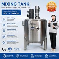 Mélangeur Agitateur Électrique à Vapeur pour Lait, Cuve de Mélange Chauffante 500L 1000L 2000L 5000L avec Chauffage