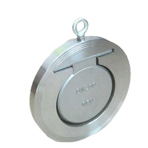 Válvula de Retención de Disco con Brida H74H H74I H74M DIN200 CF8 Tipo Oscilante de Placa Única - Product Image 1