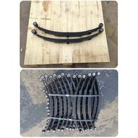 Ressorts à lames en acier pour remorque, conception à 5 lames, nouveaux accessoires complets, installation facile, qualité fiable, charge utile maximale de 950 kg