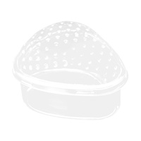 Boîte d'emballage pour dessert aux fraises, boîte jetable transparente en PET de qualité alimentaire pour gâteau