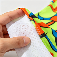 T-shirt de course à sublimation personnalisé en gros, maille respirante à séchage rapide, manches courtes, pour l'équipement d'équipe de course sportive