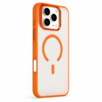 Étui de téléphone magnétique mat givré de luxe pour iPhone 17 16 15 14 13 Pro Max, coque antichoc avec anneau métallique pour appareil photo