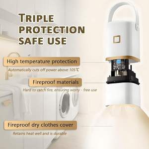 Mini sèche-linge portable pliable avec fonction minuterie, mini sèche-linge portable, machine à sécher les vêtements pour les voyages - Product Image 3