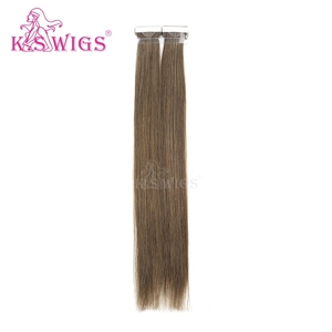 Extensiones de cabello con cinta adhesiva PU sin costuras KSWIGS, recién llegadas, color natural, cabello humano virgen, trama invisible, fáciles de aplicar. - Product Image 4