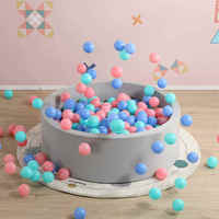 Balles de piscine océanique en gros, haute qualité, plastique souple, 5,5/7/8 cm, couleurs variées, balles de piscine océanique en plastique élastique