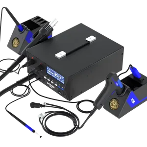 ATTEN MS-900 Sistema <span class=keywords><strong>de</strong></span> Reparación 4 en 1: <span class=keywords><strong>Pistola</strong></span> <span class=keywords><strong>de</strong></span> Aire Caliente, Estación <span class=keywords><strong>de</strong></span> Retrabajo, Soldador, <span class=keywords><strong>Pistola</strong></span> <span class=keywords><strong>de</strong></span> Succión <span class=keywords><strong>de</strong></span> <span class=keywords><strong>Estaño</strong></span> y Pluma <span class=keywords><strong>de</strong></span> Recogida, Estación <span class=keywords><strong>de</strong></span> Desoldadura - Product Image 3