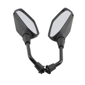 Zuqing Motorcycle Rearview Mirror Black Universal Off-road Bike Mirror With Mounting <b>Clamps</b> For Sur Ron <b>Light</b> Bee - Product Image 3