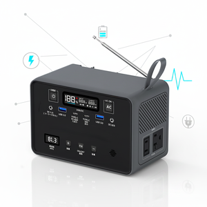 Mini radio FM 76 MHz-108 MHz, générateur solaire 100 W à charge rapide, onduleur à onde sinusoïdale pure pour <span class=keywords><strong>voiture</strong></span> électrique solaire d'urgence en extérieur - Product Image 3
