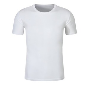 T-shirt promotionnel pour hommes et femmes, col rond, manches courtes, couleur unie, séchage rapide, vêtements de travail, impression de logo personnalisé, tailles SMLXLXXLXXXL - Product Image 3