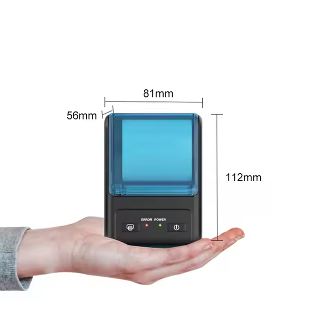 JINGXIN 48mm 58mm Blue Tooth USB Portable Small Thermal Printer for Android IOS