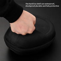 Étui de transport EVA grande capacité pour casque sans fil, étanche, antichoc, résistant à l'eau, sac pour écouteurs, boîte de rangement rigide en EVA