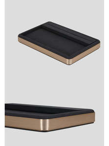 Bandeja de exhibición de joyas de microfibra metálica verde para mostrador, para exhibición de collares, colgantes, anillos, pulseras y dijes - Product Image 5