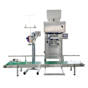 Machine d'emballage semi-automatique à double vis pour poudres, idéale pour l'emballage de grands sacs de poudres alimentaires ou chimiques. - Product Image 1