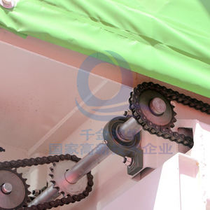 Nouveau système de bâche automatique de haute qualité, couverture <span class=keywords><strong>rétractable</strong></span> à pousser et tirer, en toile acier imperméable et anti-UV pour véhicules lourds - Product Image 6