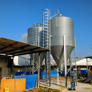 ระบบจัดเก็บอาหารสัตว์ปีกไก่ นอร์ธแอนด์ฮัสบันด์รี 14 ตัน แบบอัตโนมัติ พร้อมระบบลำเลียงแบบเกลียว  ไซโลเก็บข้าวโพด  พร้อมซับในสำหรับโรงเรือน  ชุบสังกะสี - Product Image 1