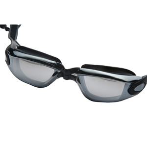 แว่นตาว่ายน้ำป้องกันฝ้าพร้อมที่อุดหูสำหรับเด็กและวัยรุ่นสีดำสีเงินสีฟ้าสีชมพูเลนส์พีซีวัสดุซิลิโคน - Product Image 2