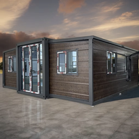 Fabriqué en Chine Prix abordable à faible coût Australie Standard Panneau sandwich modulaire préfabriqué Maison en conteneur extensible de 20 pieds