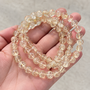 Natural Stone Quartz Crystal Beads <b>Bracelets</b> 6mm 8mm 10mm Agate Hand <b>String</b> Gemstone Loose Bead <b>Bracelets</b> for Women and Men - Product Image 3