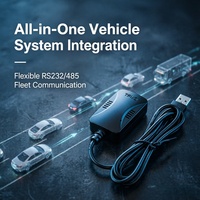 Récepteur numérique standard 232 pour camion/remorque 14 roues TPMS compatible avec divers systèmes de véhicule