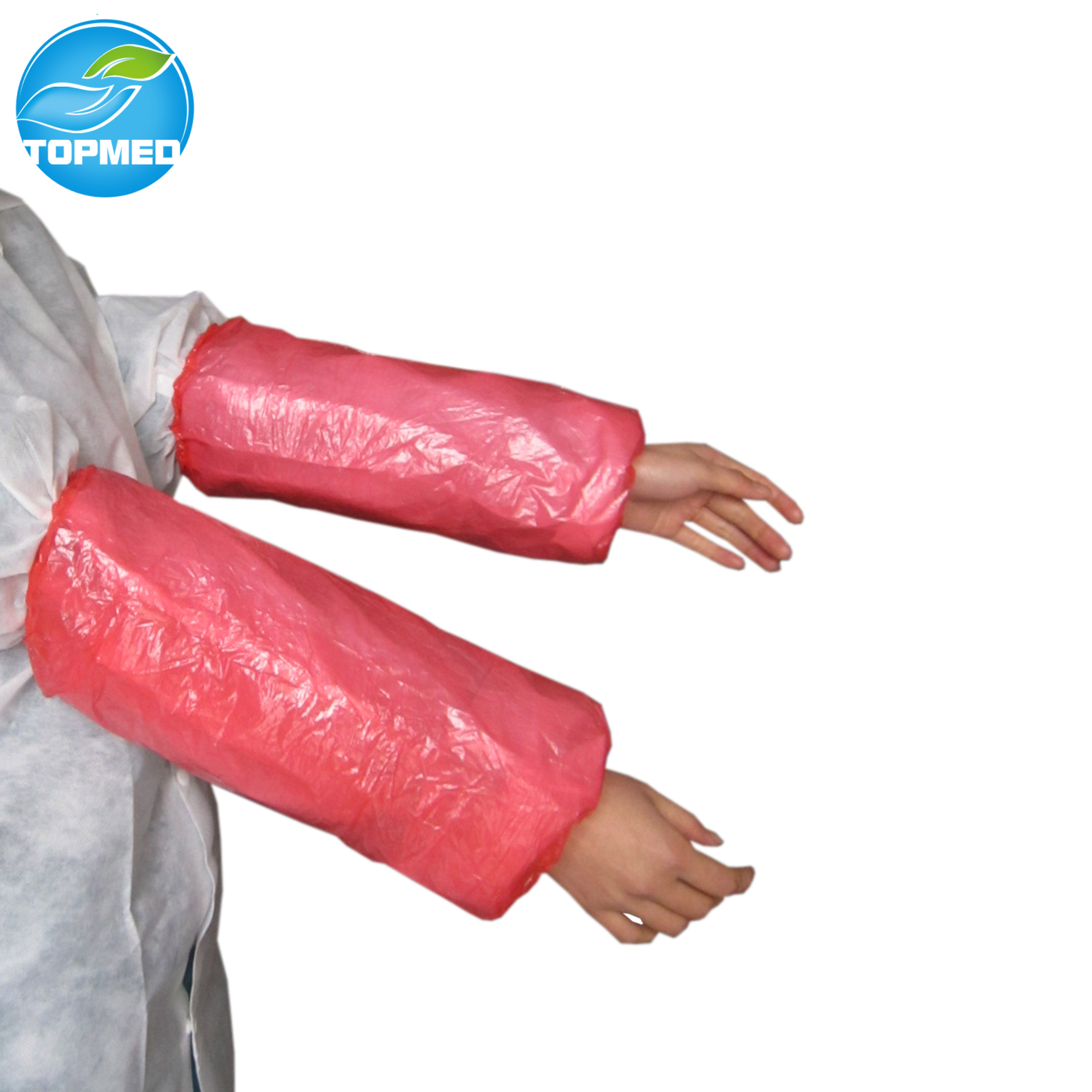 Пылезащитный нарукавник, хирургический нарукавник, полиэтиленовый цветной чехол с водонепроницаемыми пластиковыми защитными рукавами