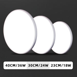 Современная Светодиодная потолочная люстра с регулируемой яркостью, IP66, AC 85-265 В, 3000 К-6000 К, акриловая крышка, управление переключателем для спальни - Product Image 2