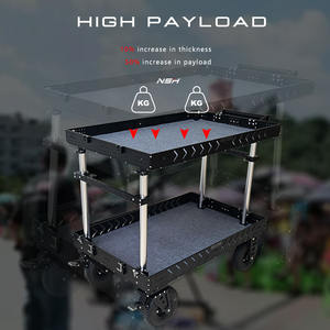 Chariot pour caméra NSH, voiture <span class=keywords><strong>de</strong></span> réalisateur, multifonctionnel, réglable, mobilité fluide, voyage facile - Product Image 4