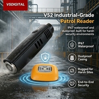 Lecteur de patrouille RFID V52 pour entrepôts frigorifiques, fonctionnant en environnements de congélation pour la sécurité des installations à température contrôlée