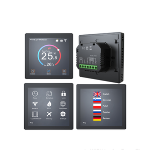 <span class=keywords><strong>Thermostat</strong></span> intelligent WiFi à écran couleur TFT de 4,4 pouces nouvellement développé pour le chauffage au sol, chaudière, <span class=keywords><strong>thermostat</strong></span> intelligent WiFi - Product Image 1