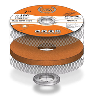 Disque de meulage flexible en zircone pour le meulage de soudure 180*6*22.2mm