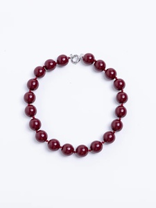 Collana Vintage Boho <span class=keywords><strong>con</strong></span> Perline Colorate in Plastica, Placcata in Oro 18k, Fatta a Mano <span class=keywords><strong>con</strong></span> Nodi, Gioiello per Donne <span class=keywords><strong>con</strong></span> Ciondolo - Product Image 6