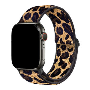 Bracelet de montre en nylon élastique réglable à double boucle Upro pour Apple Watch 38 mm 40 mm 42 mm 44 mm 45 mm 49 mm - Product Image 1