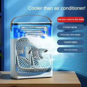5-gats sproeier ventilator bevochtiging koeling airconditioning ventilator bureau slaapzaal mini usb water ventilator - Product Image 5