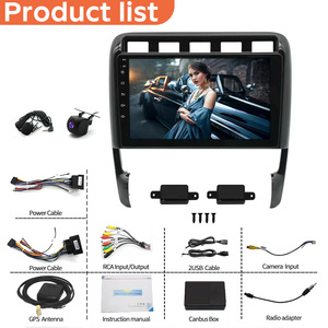 Reproductor de DVD para Auto con Pantalla Táctil Android 13 de 64 GB, Navegación GPS, Radio Estéreo, Carplay para <span class=keywords><strong>Porsche</strong></span> <span class=keywords><strong>Cayenne</strong></span> (Modelo de Alta Gama) 2002-2010 - Product Image 6