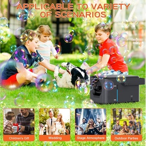 Không Có Tràn Bong Bóng Máy Bong Bóng Xách Tay Nhà Sản Xuất Đồ Chơi Cho Trẻ Em Trẻ Mới Biết Đi Bữa Tiệc Sinh Nhật - Product Image 6