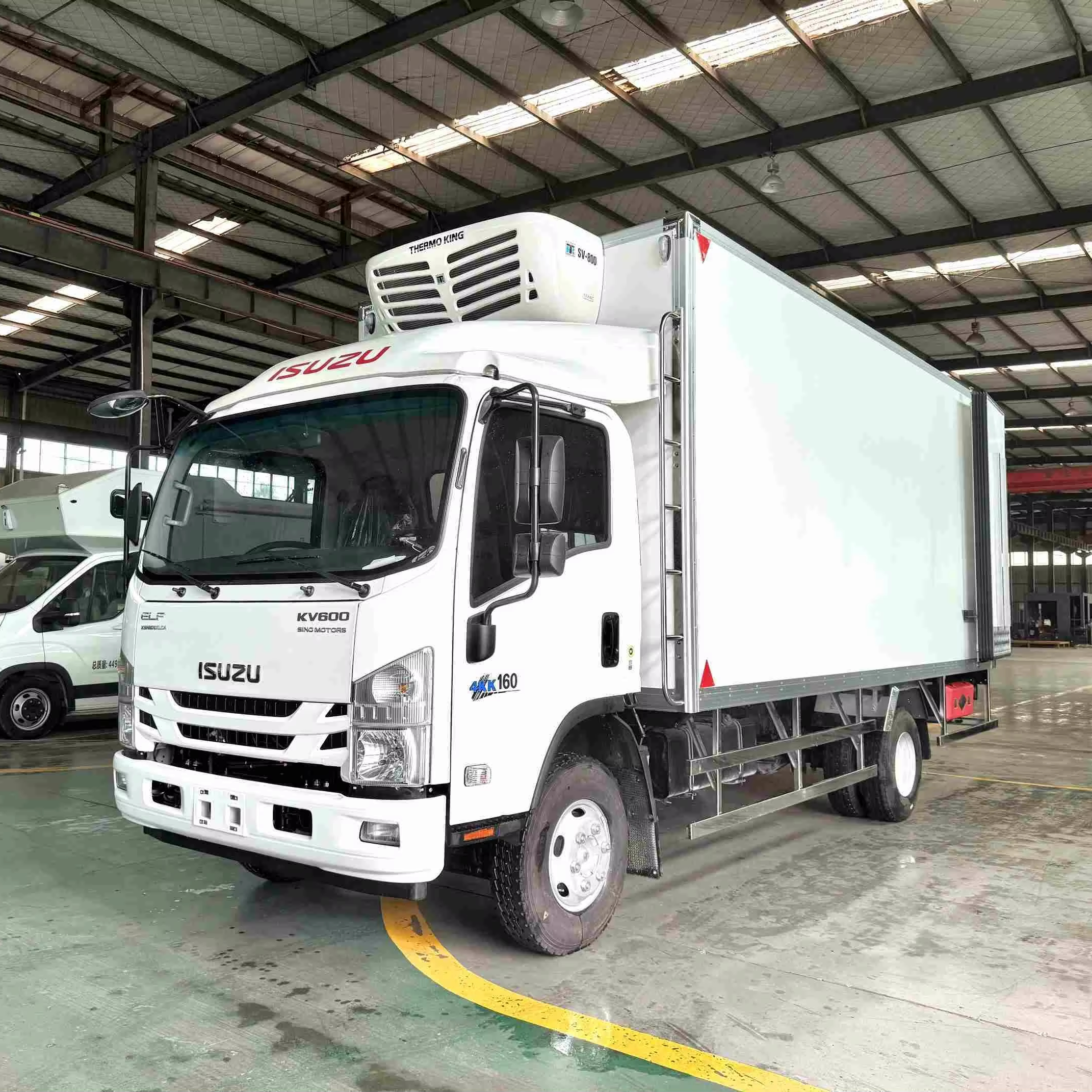 ISUZU KV600 сверхмощный дизельный холодовой цепной транспорт термо King Euro 5 коммерческий морозильник ручной новый рефрижератор