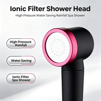 Pommeau de douche haute pression pour salle de bain, économiseur d'eau, avec filtre ionique spa de qualité